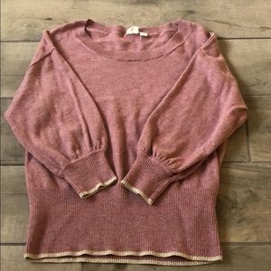 GAP dusty rose pullover sweater sweatshirt.